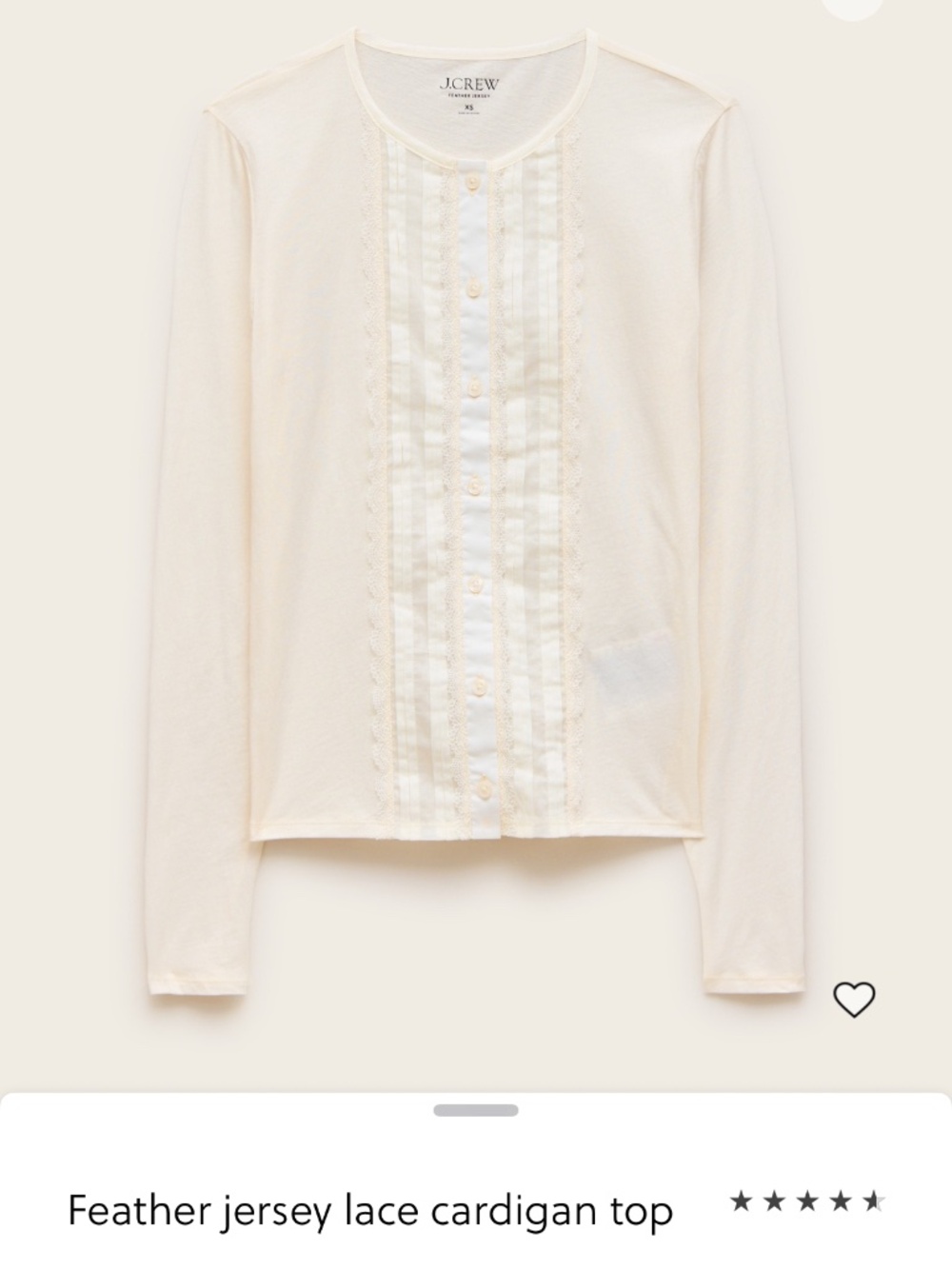 Jcrew lace top